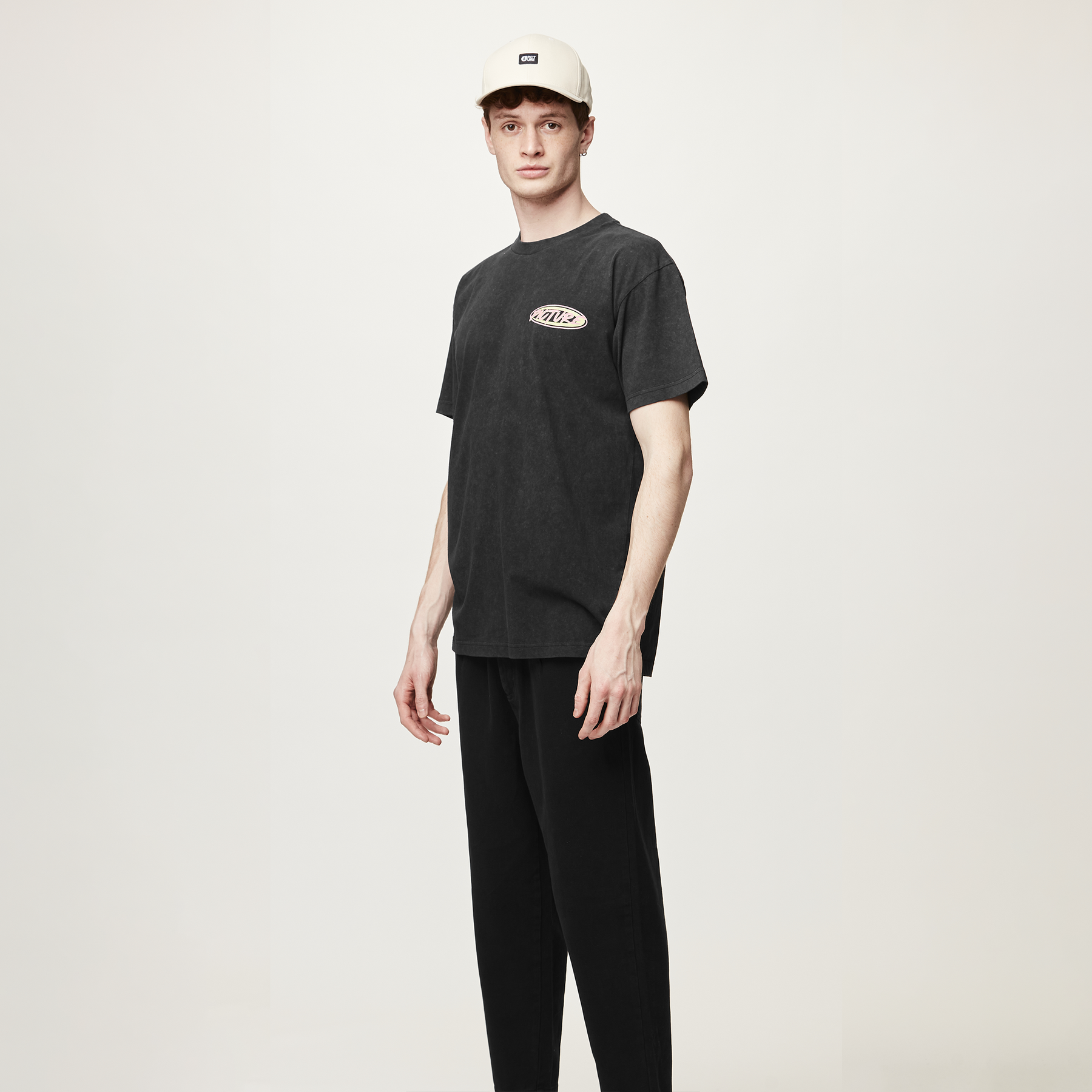 TSUNAMI TEE __color:Black_Washed#2