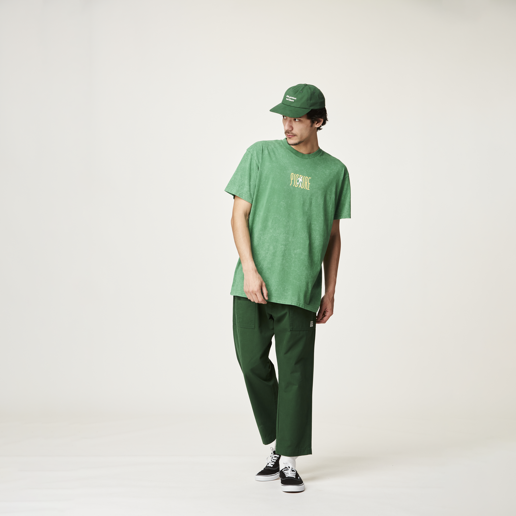 CARABALLO TEE __color:Green_Washed#0