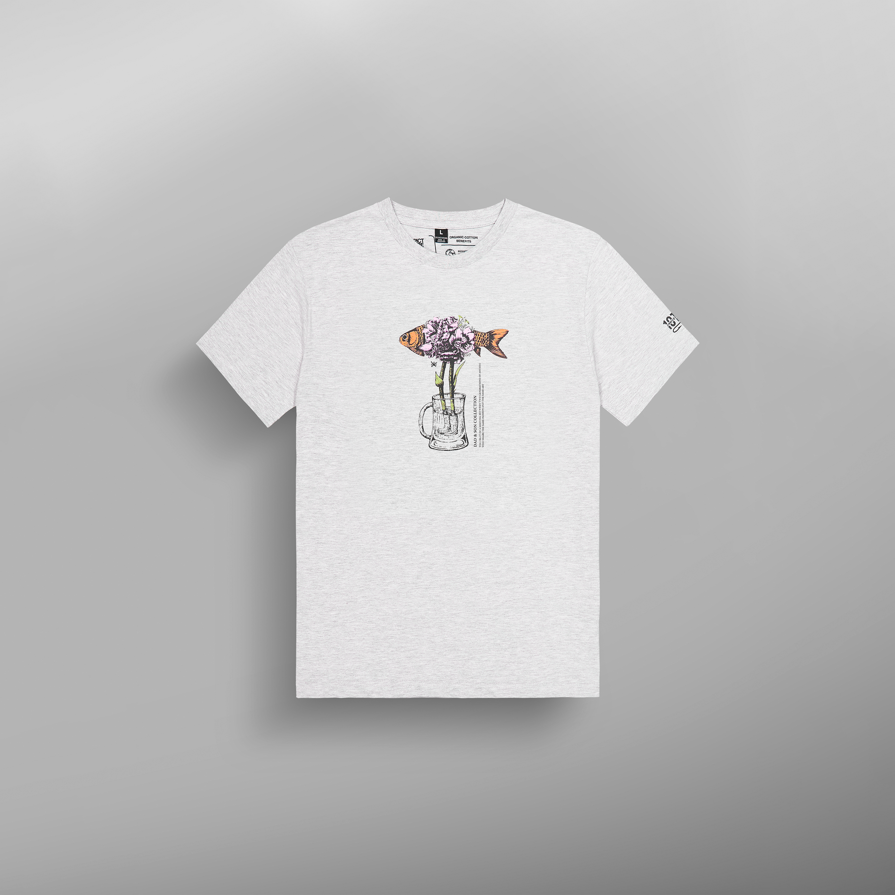 D&S BOUQUET TEE __color:Grey_Melange#5