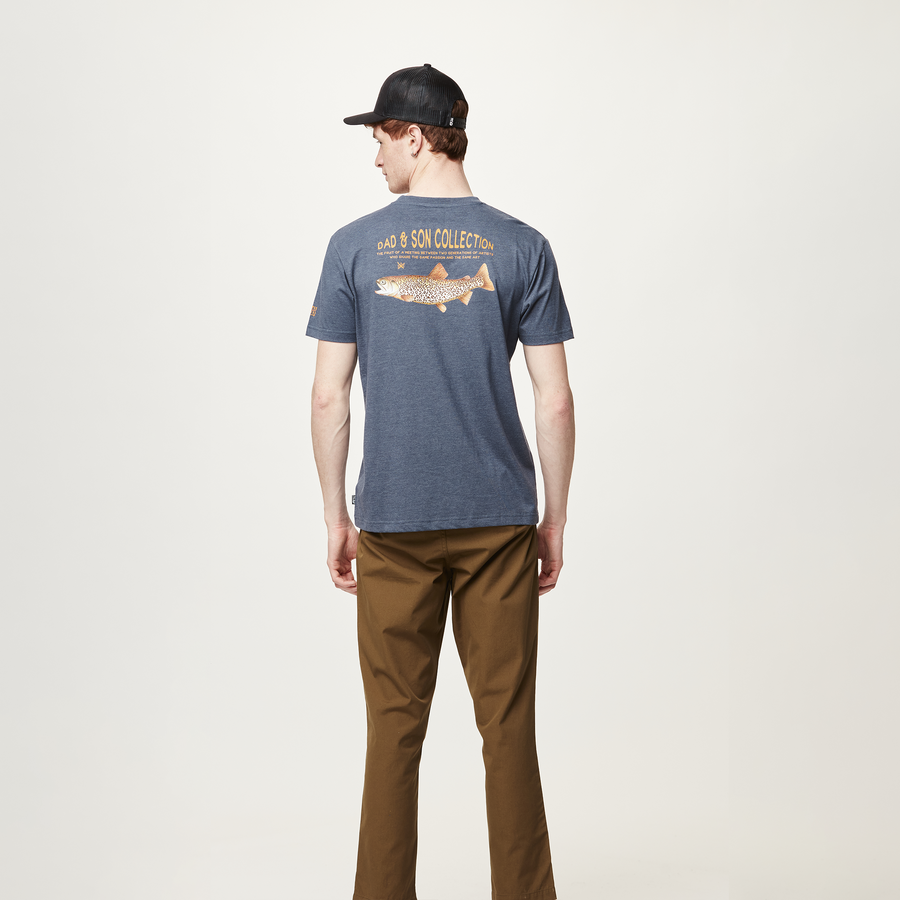D&S PANTHER TEE __color:Dark_Blue_Melange#1