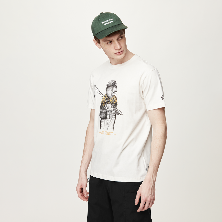 D&S FISHERFISH TEE __color:Natural_White#3