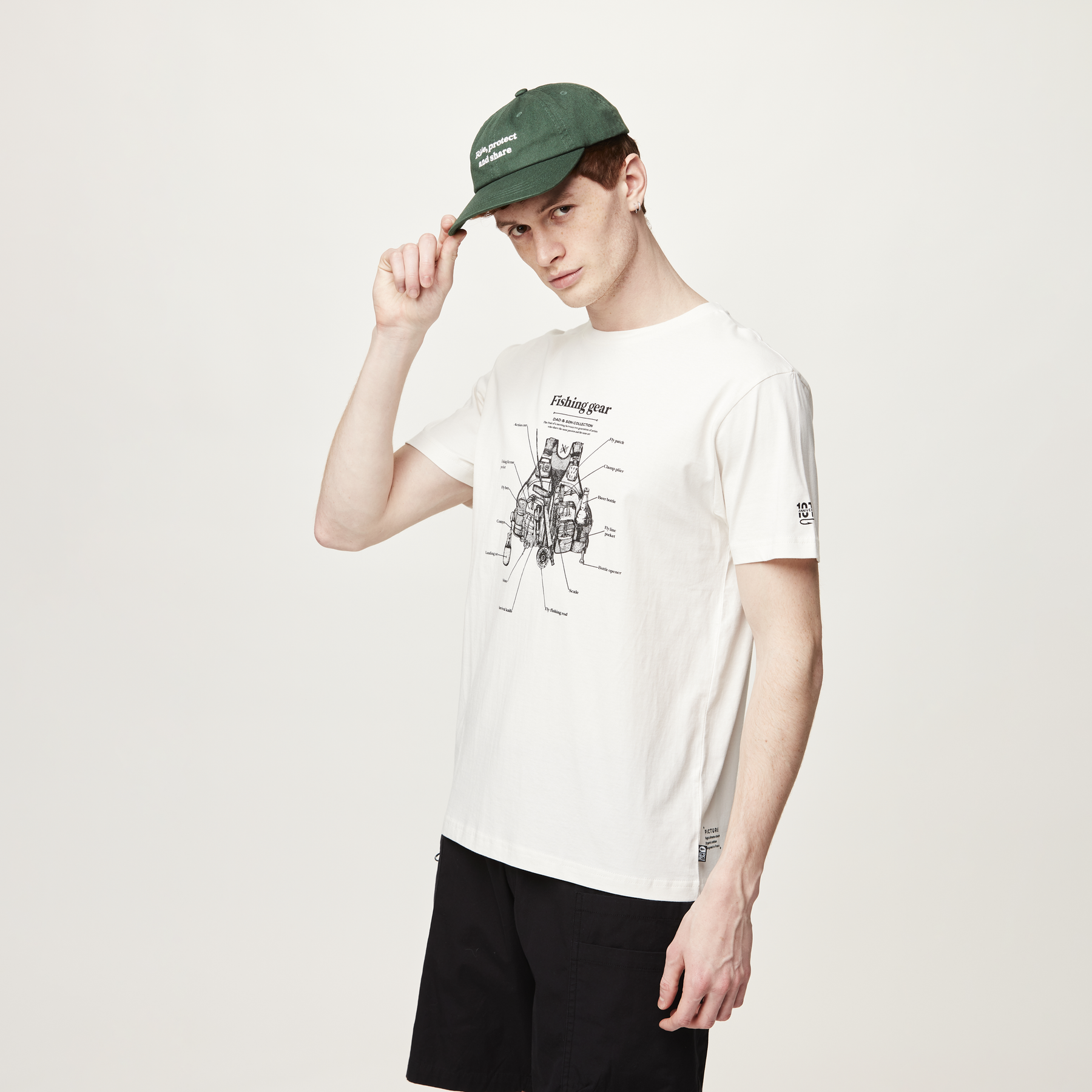 D&S GEAR TEE __color:Natural_White#3