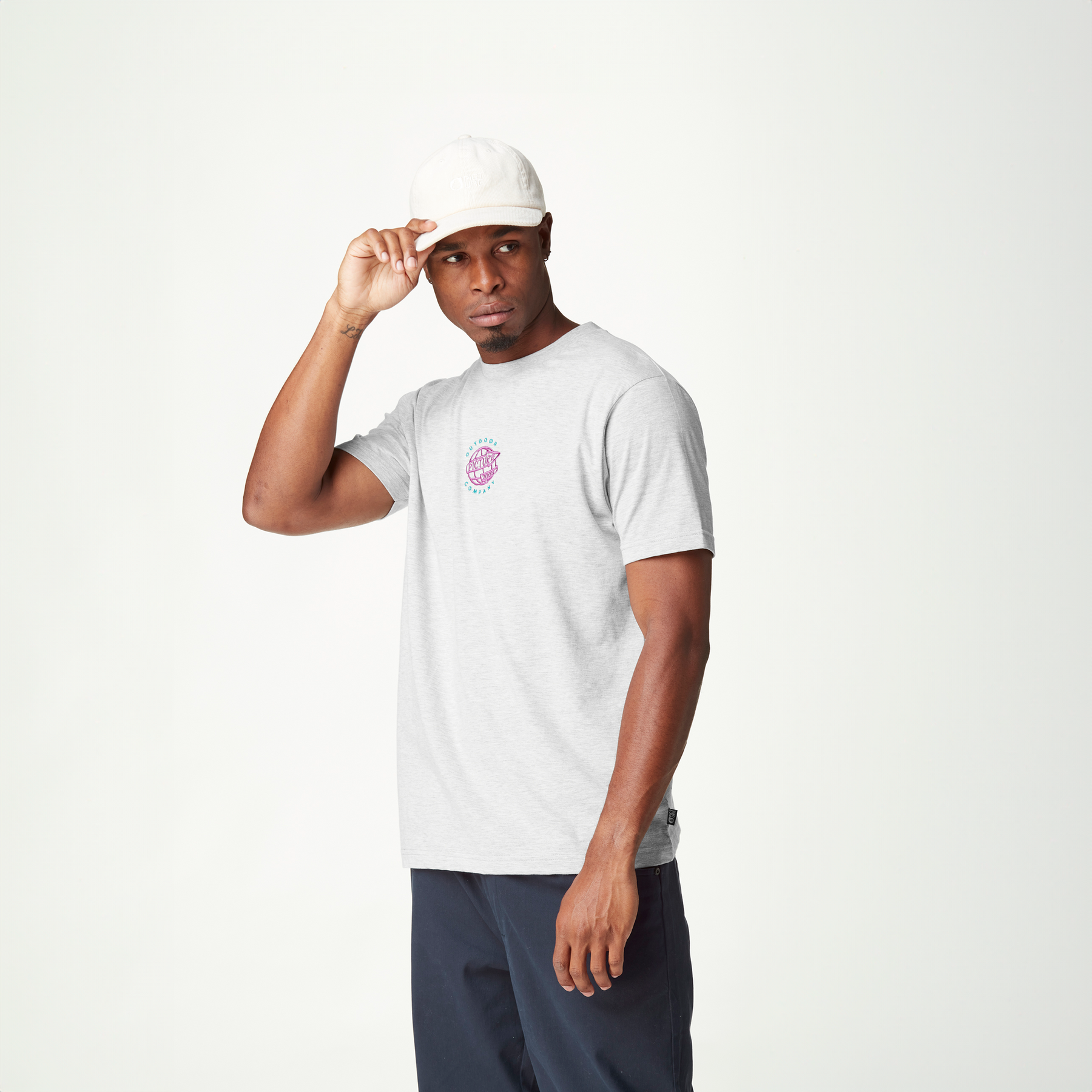 ELWHA TEE __color:Grey_Melange#1