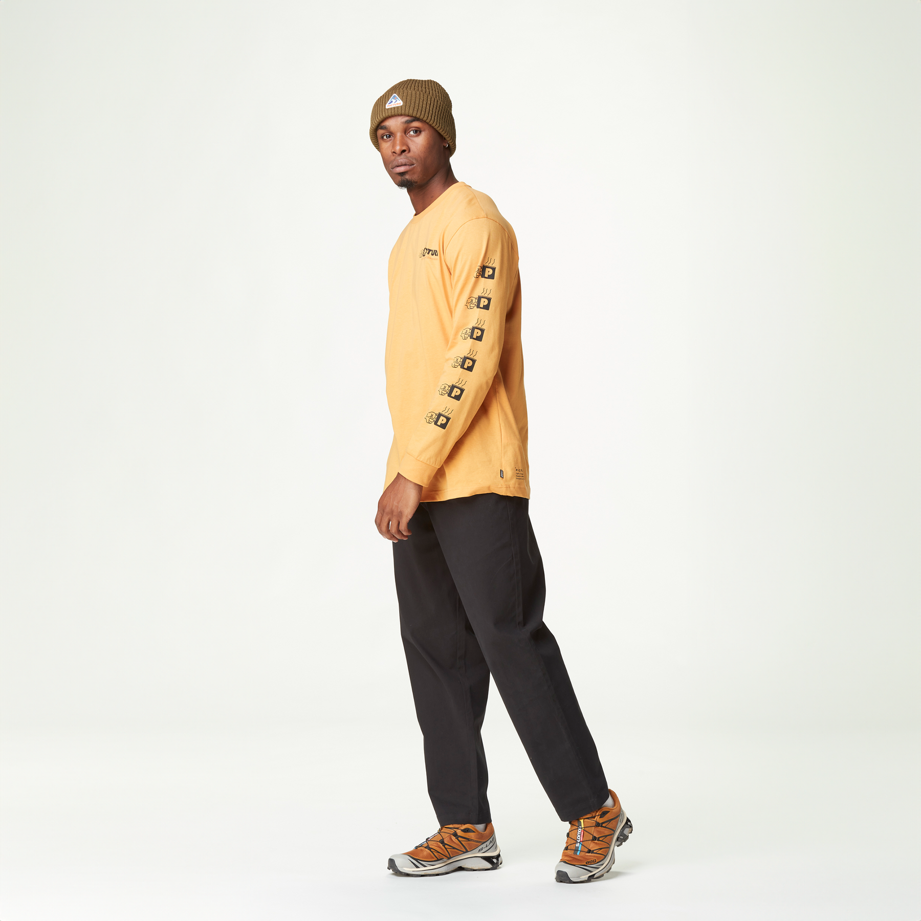 KAWA LS TEE __color:Oak_Buff#5