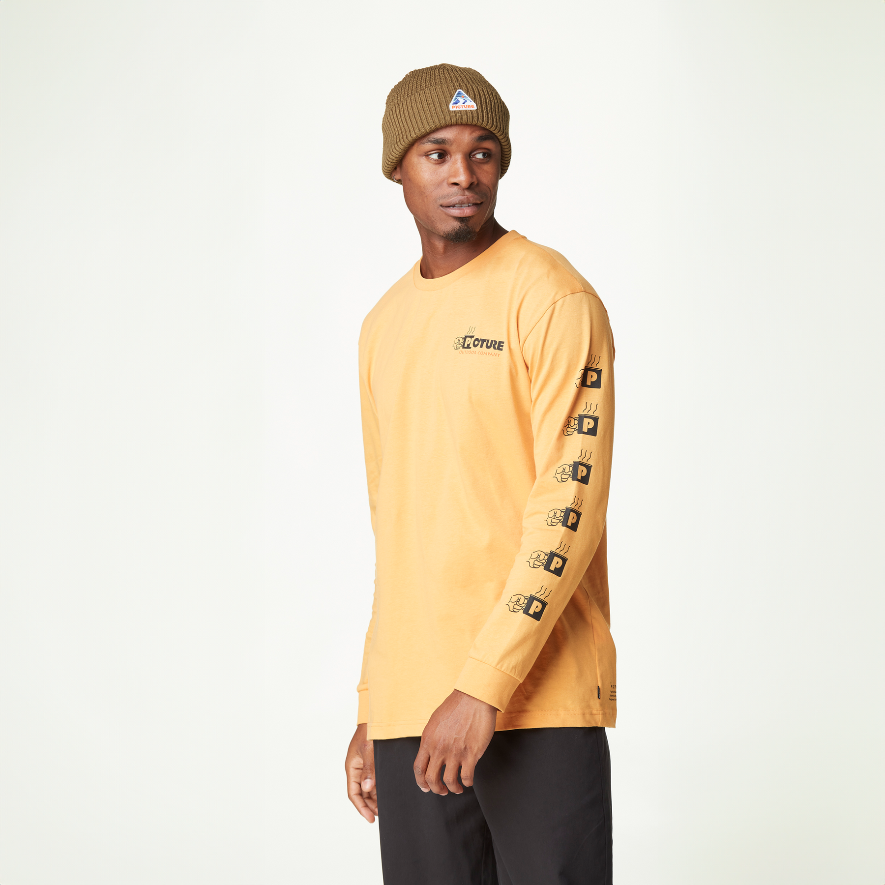 KAWA LS TEE __color:Oak_Buff#6