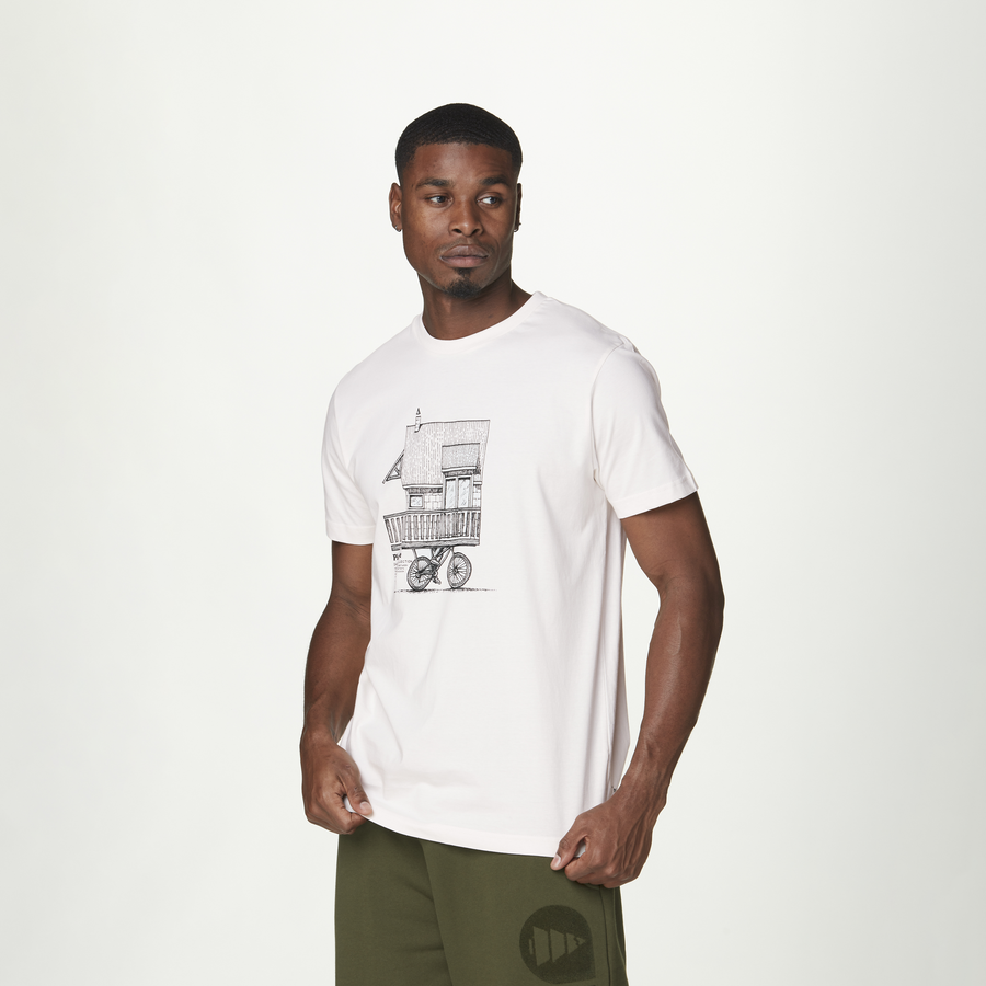 D&S BIKEHOUSE TEE __color:Natural_White#3