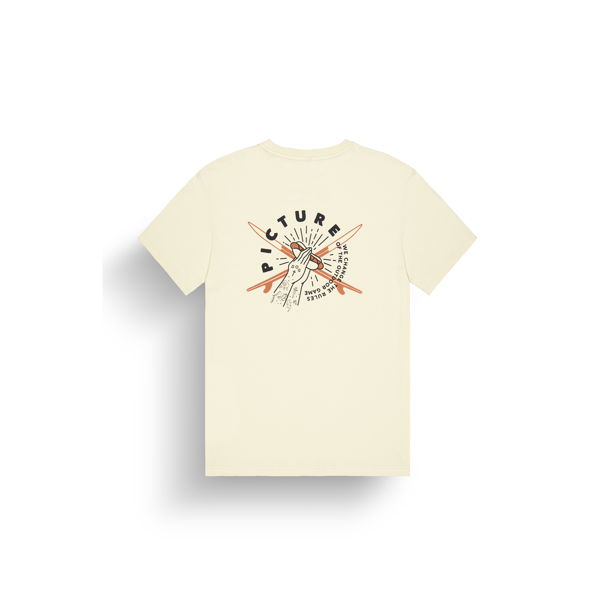 SURFOOD TEE __color:Wood_Ash#4