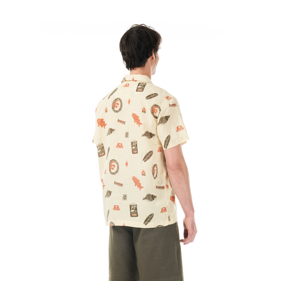 MOKARA SHIRT __color:Ocean_Rider_Print#14
