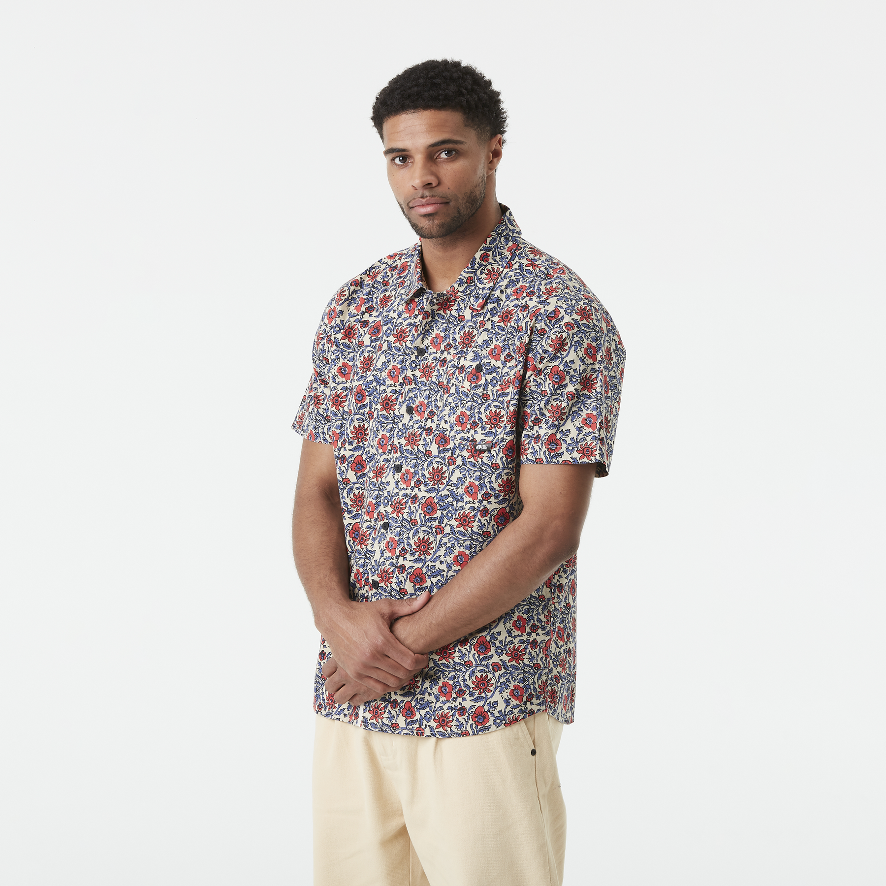 MATAIKONA SS SHIRT __color:Aster_Print#5