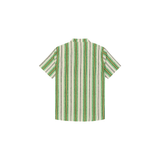 MATAIKONA SS SHIRT __color:Greenstripes_Print#30