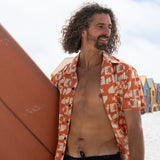 MATAIKONA SS SHIRT __color:Sunset_Waves_Print#42