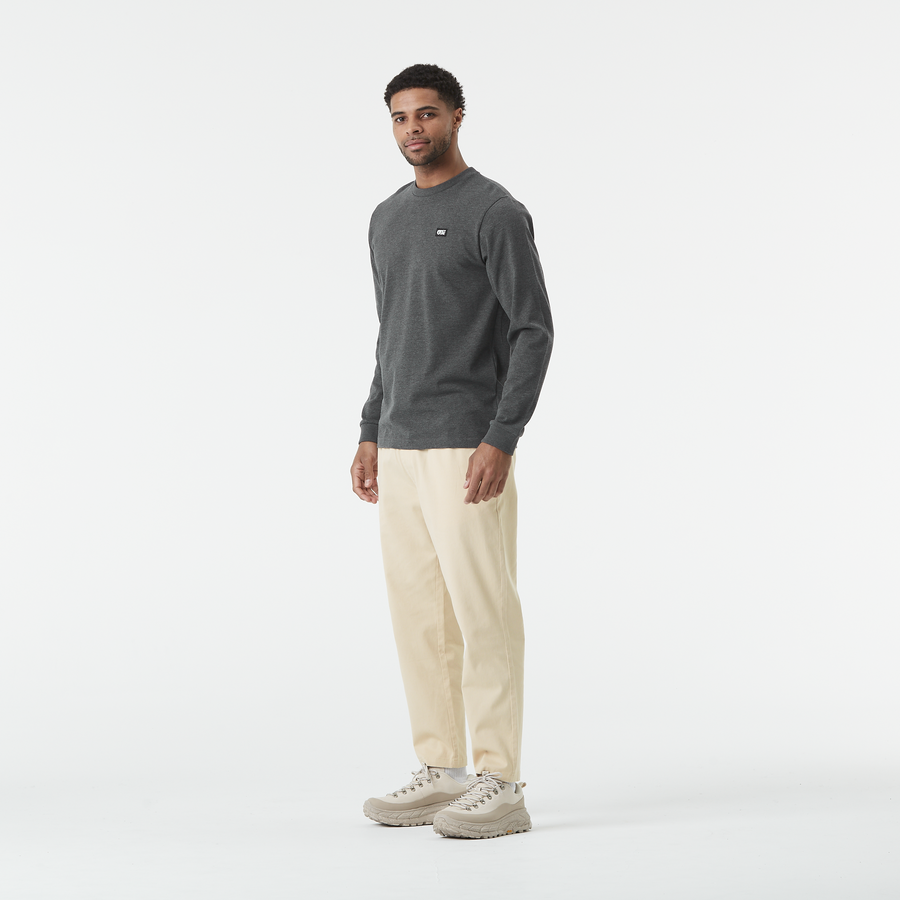 SICAN LS TEE __color:Dark_Grey_Melange#0