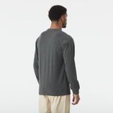 SICAN LS TEE __color:Dark_Grey_Melange#2