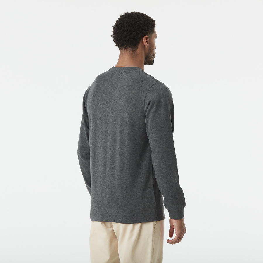 SICAN LS TEE __color:Dark_Grey_Melange#2