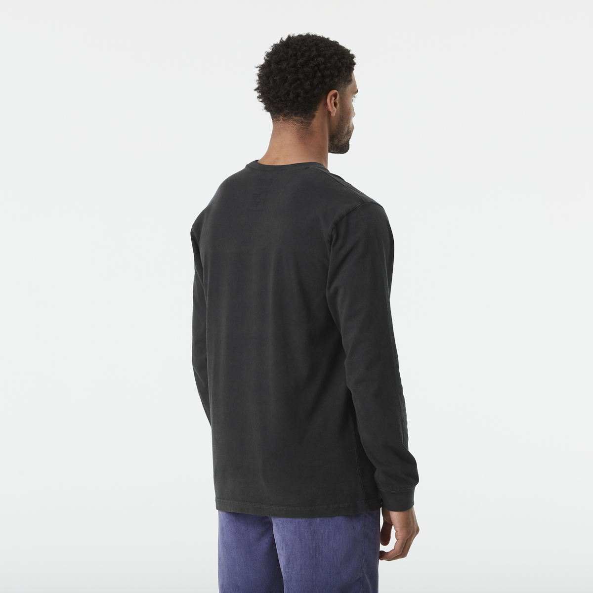 PEMBROKE LS TEE __color:Black_Washed#2
