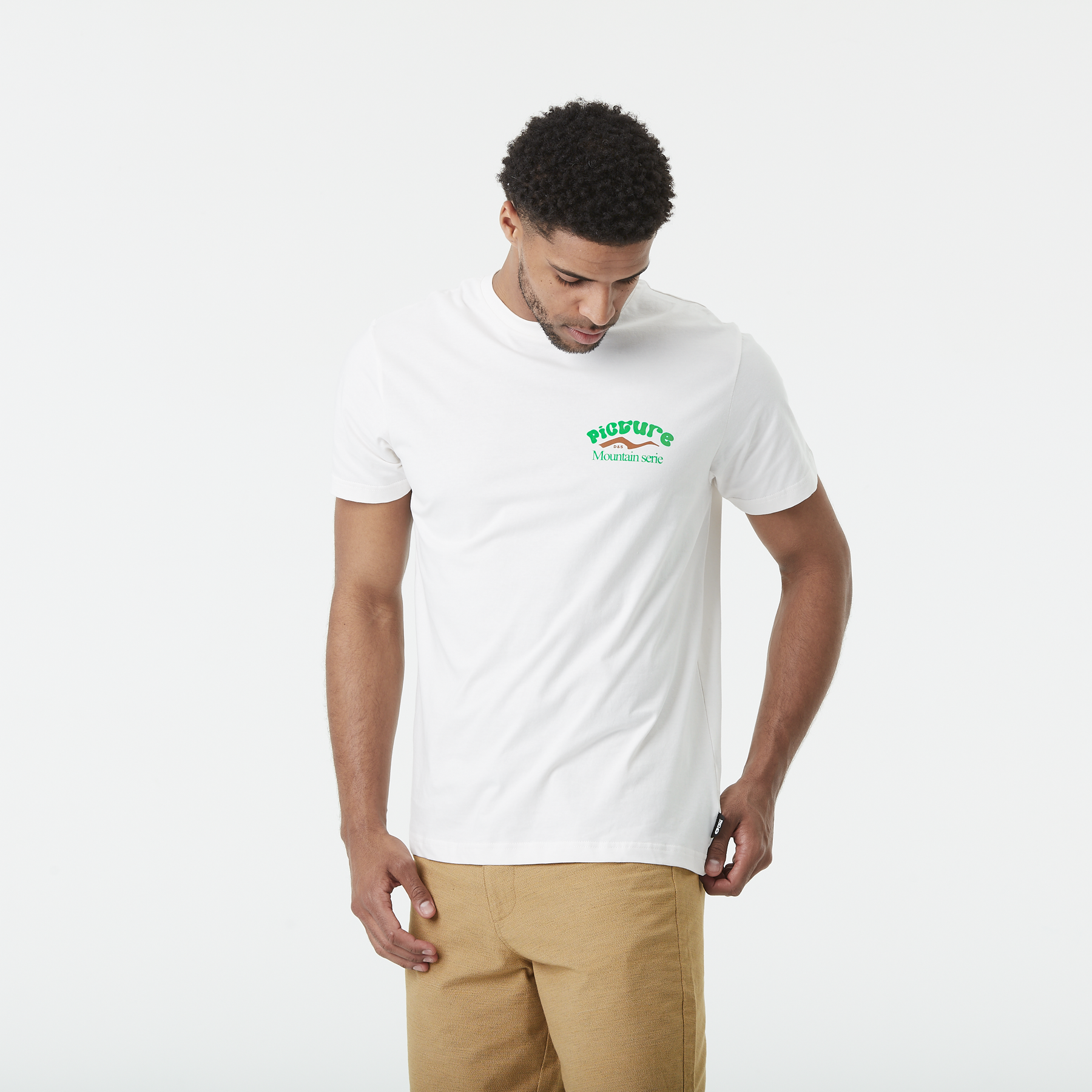 D&S HALF DOME TEE __color:Natural_White#1