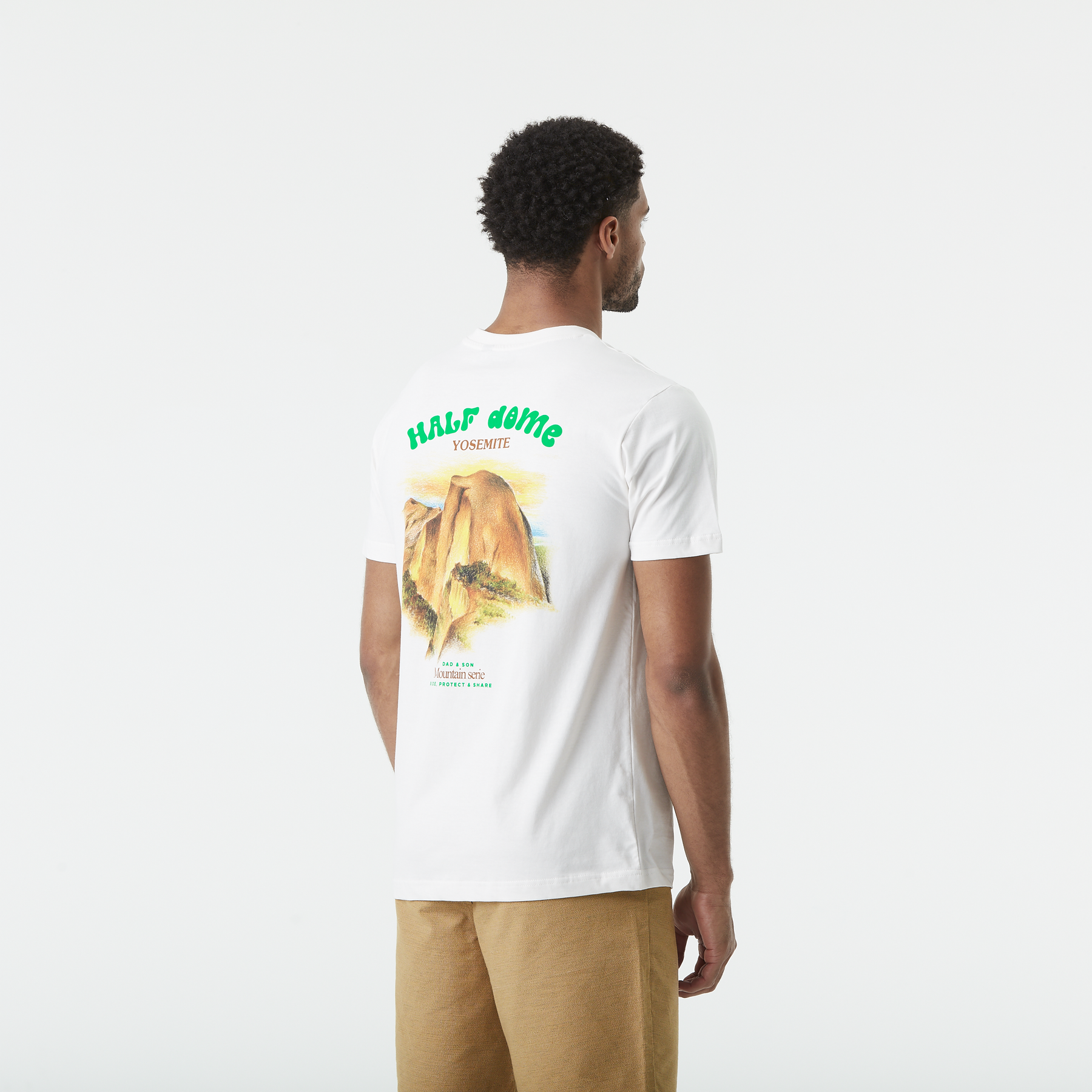 D&S HALF DOME TEE __color:Natural_White#2