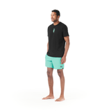 MARIBO SS SURF TEE __color:Black_Green#7