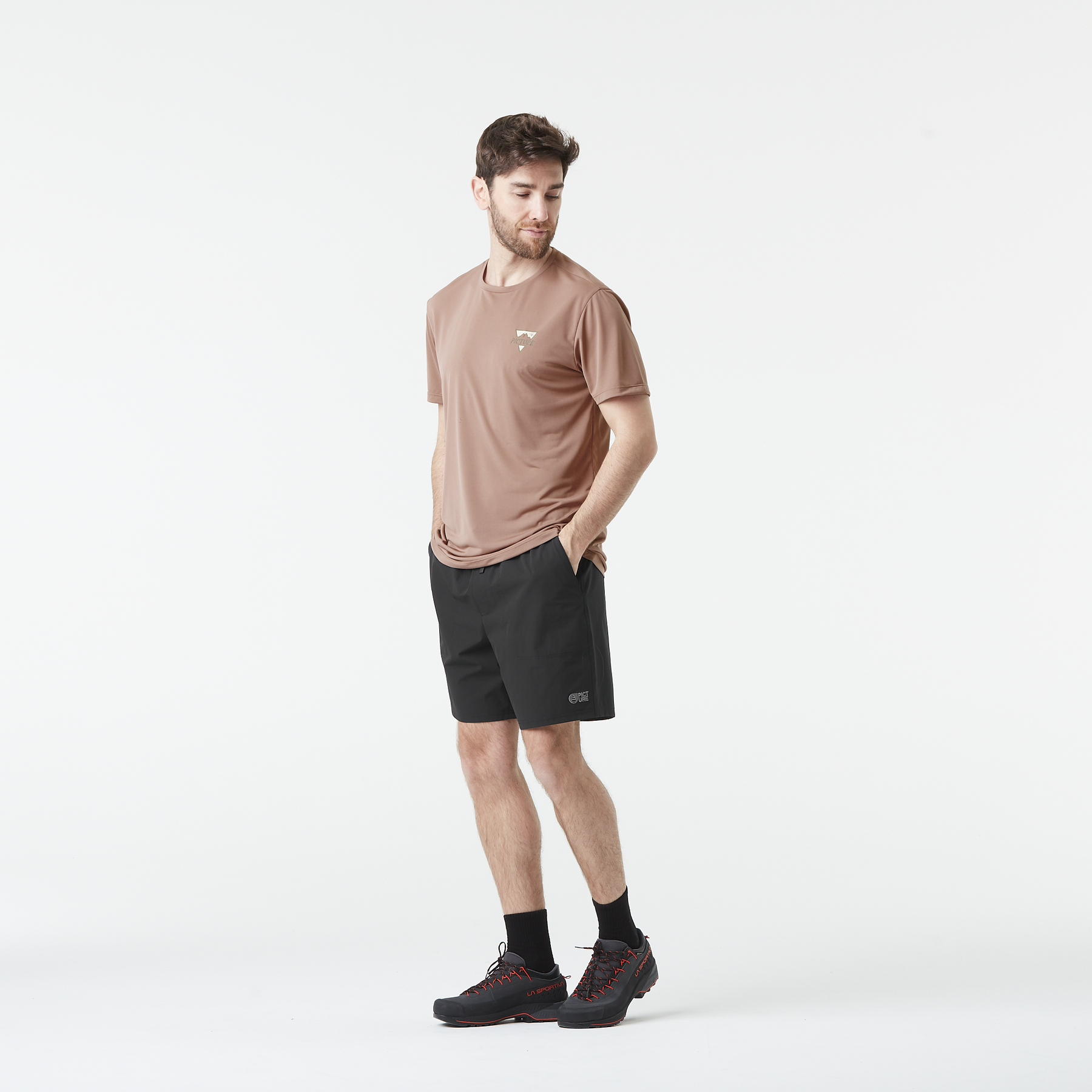 TRAVIS TECH TEE __color:Burlwood#10