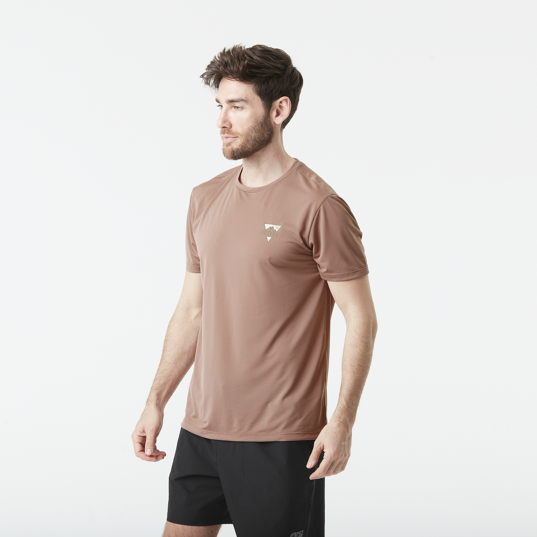 TRAVIS TECH TEE __color:Burlwood#8