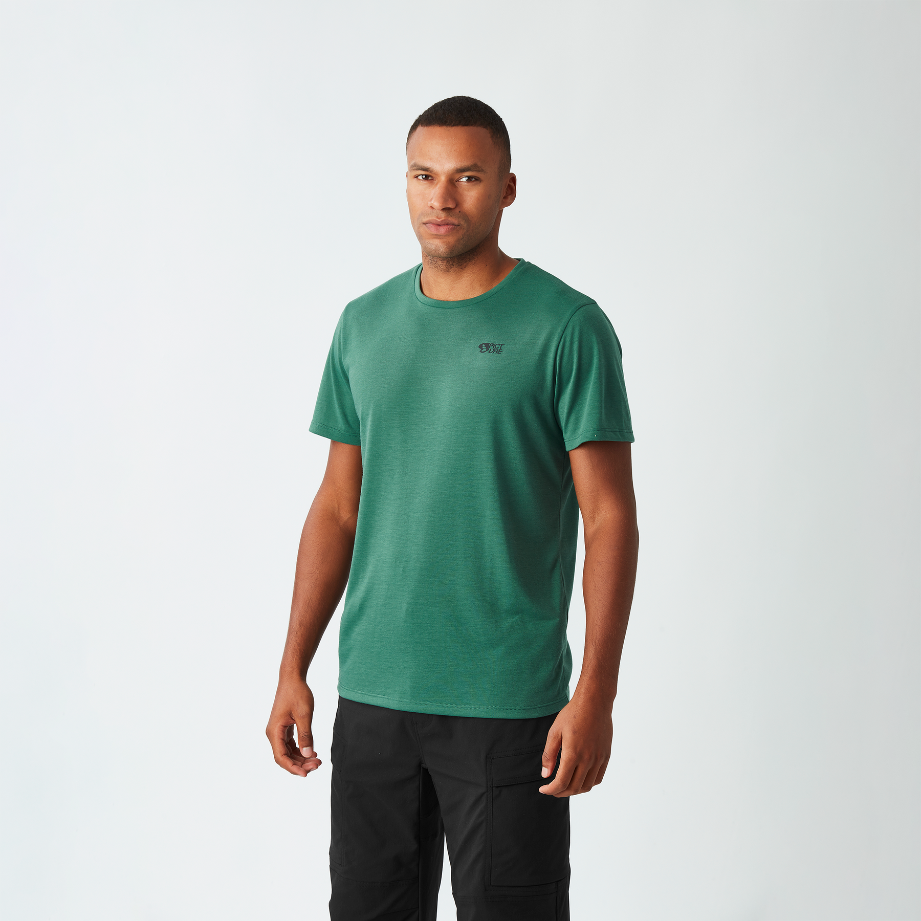 TIMONT SS URBAN TECH TEE __color:Smoke_Pine#42