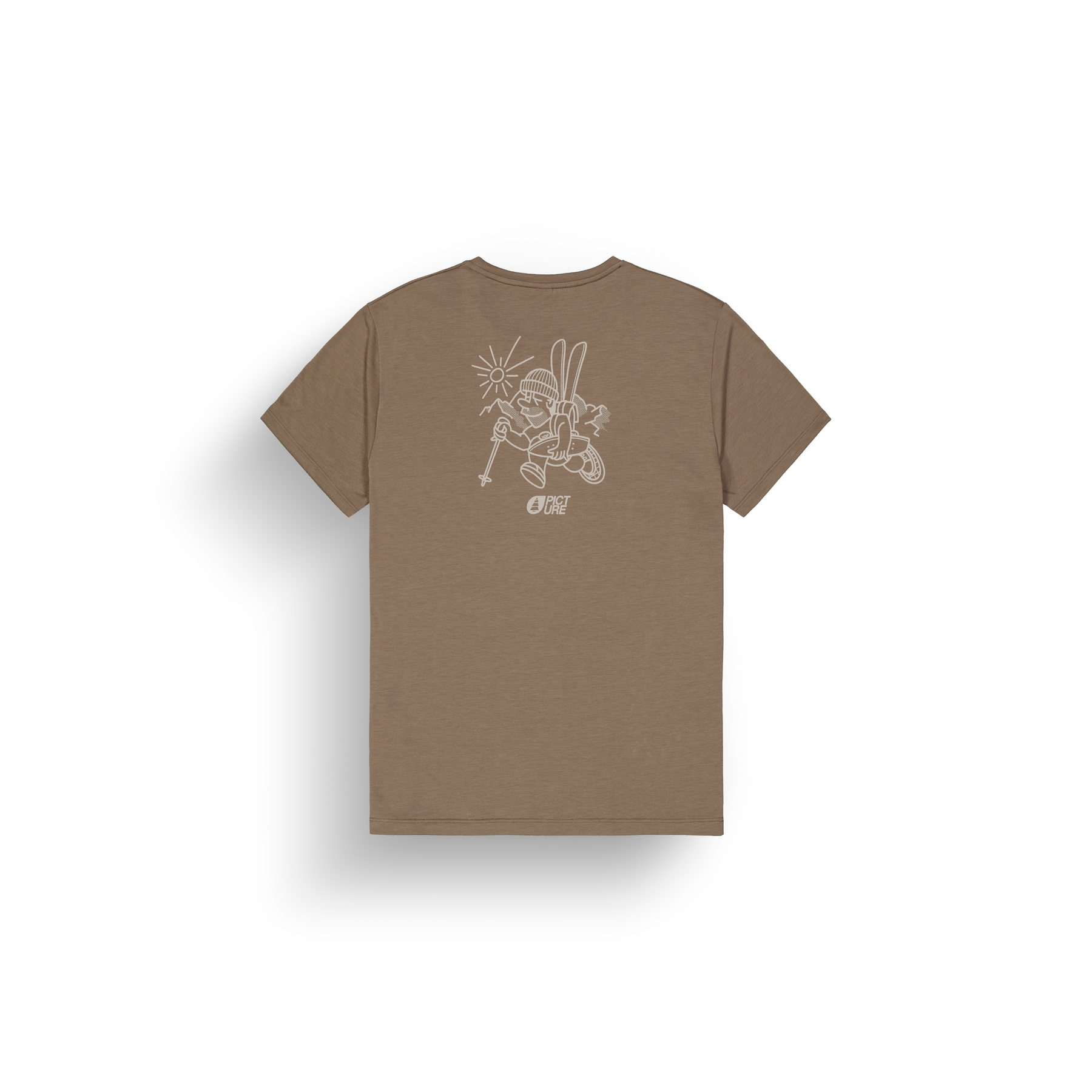 TIMONT SS URBAN TECH TEE __color:Shitake#62