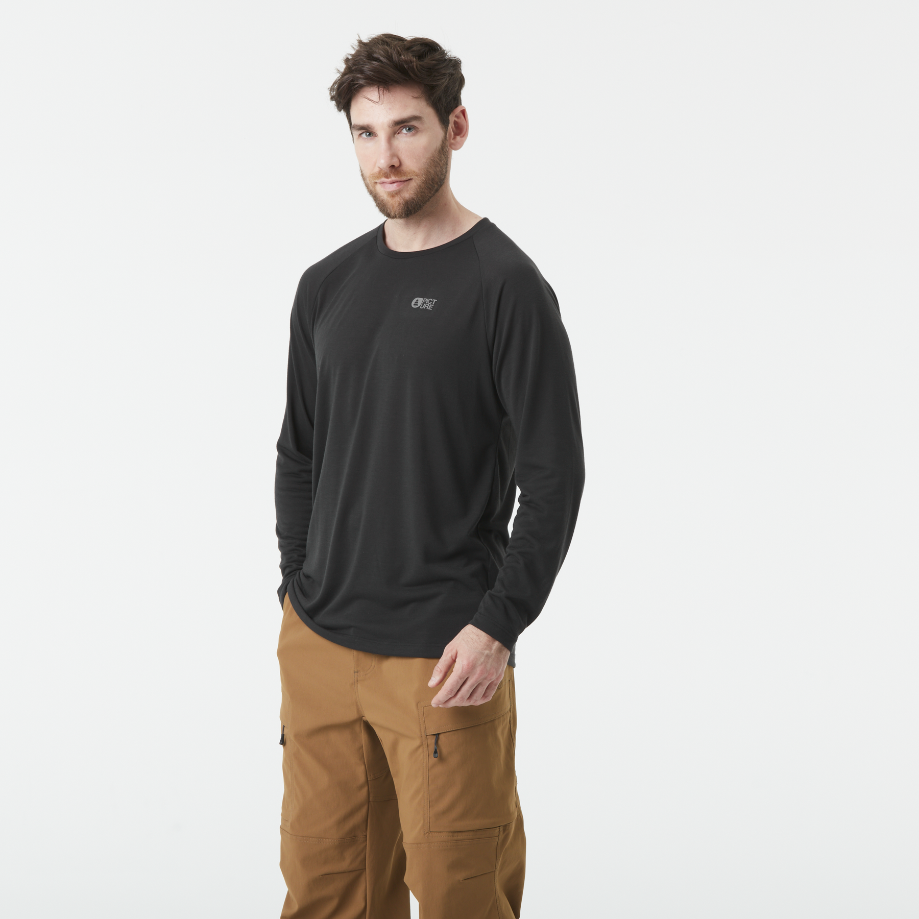TIMONT LS TECH TEE __color:Black#0