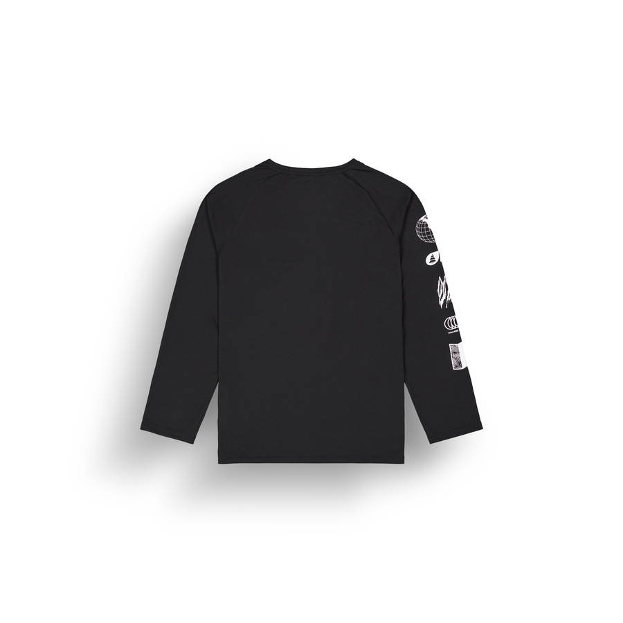 TIMONT LS TECH TEE __color:Black_Logo#13