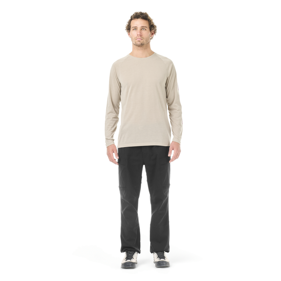 TIMONT LS TECH TEE __color:Pure_Cashmere#15