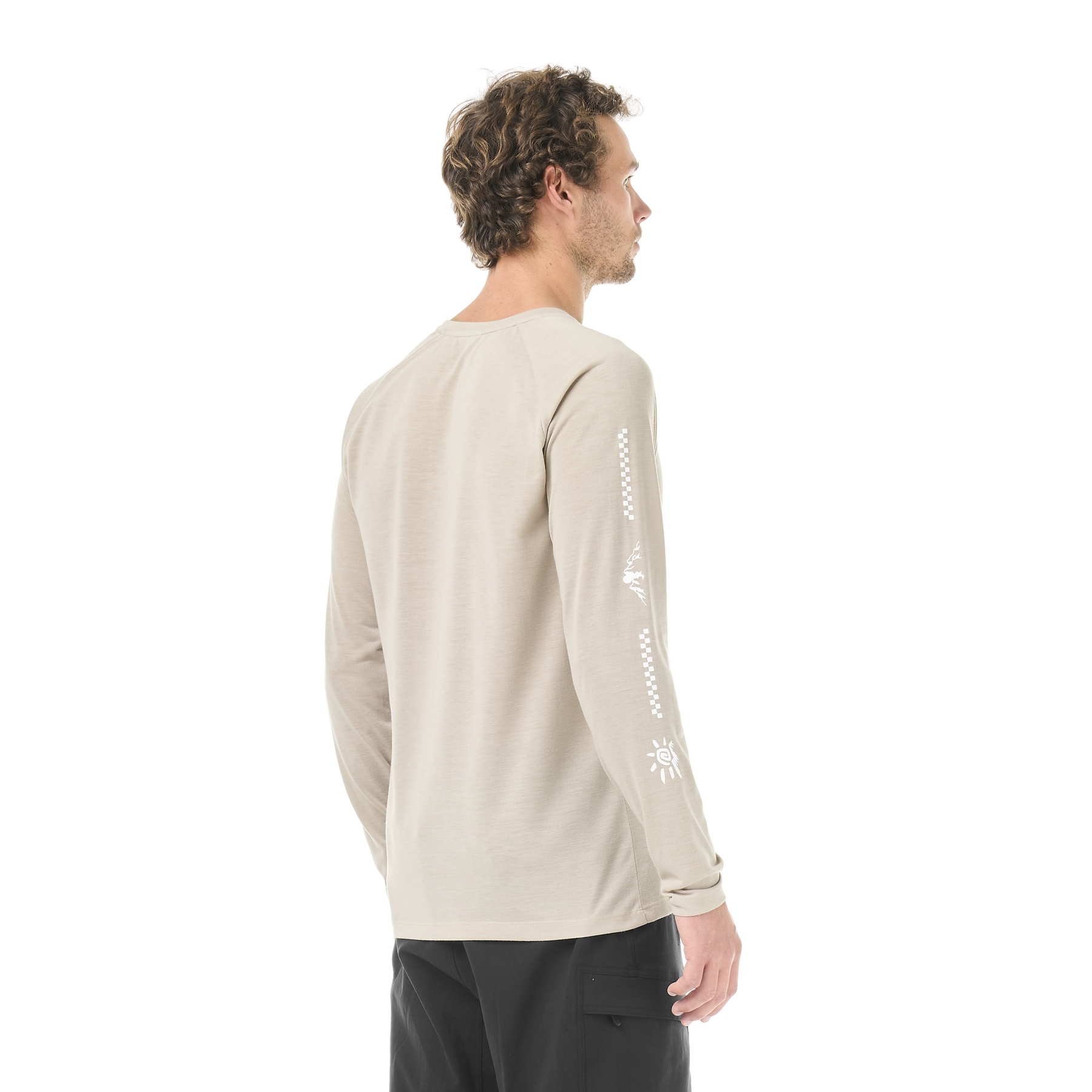 TIMONT LS TECH TEE __color:Pure_Cashmere#16