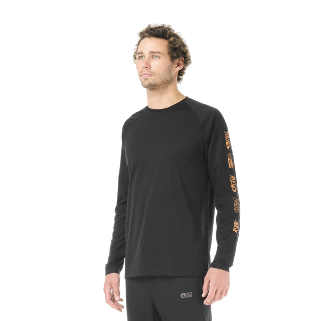 TIMONT LS TECH TEE __color:Black#4