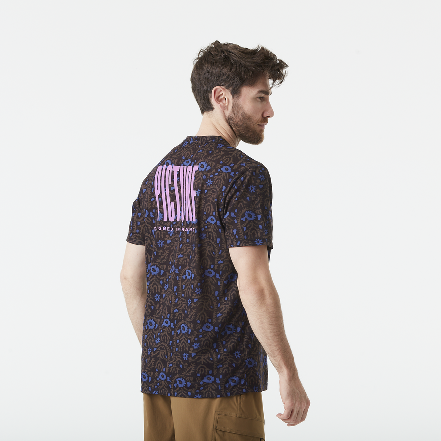 TIMONT PRINTED SS TECH T __color:Ancolie_Print#2