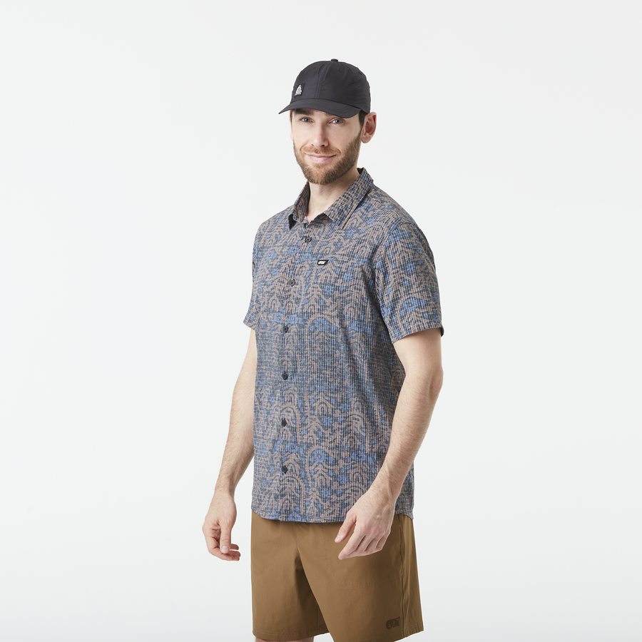 KLIVOX PRINTED SHIRTS __color:Ancolie_Print#1