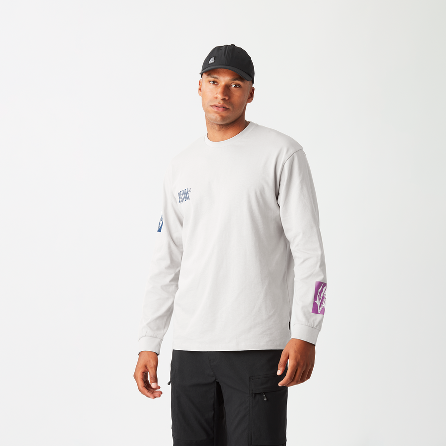 KAWA LS TEE __color:Vapor_Grey#9