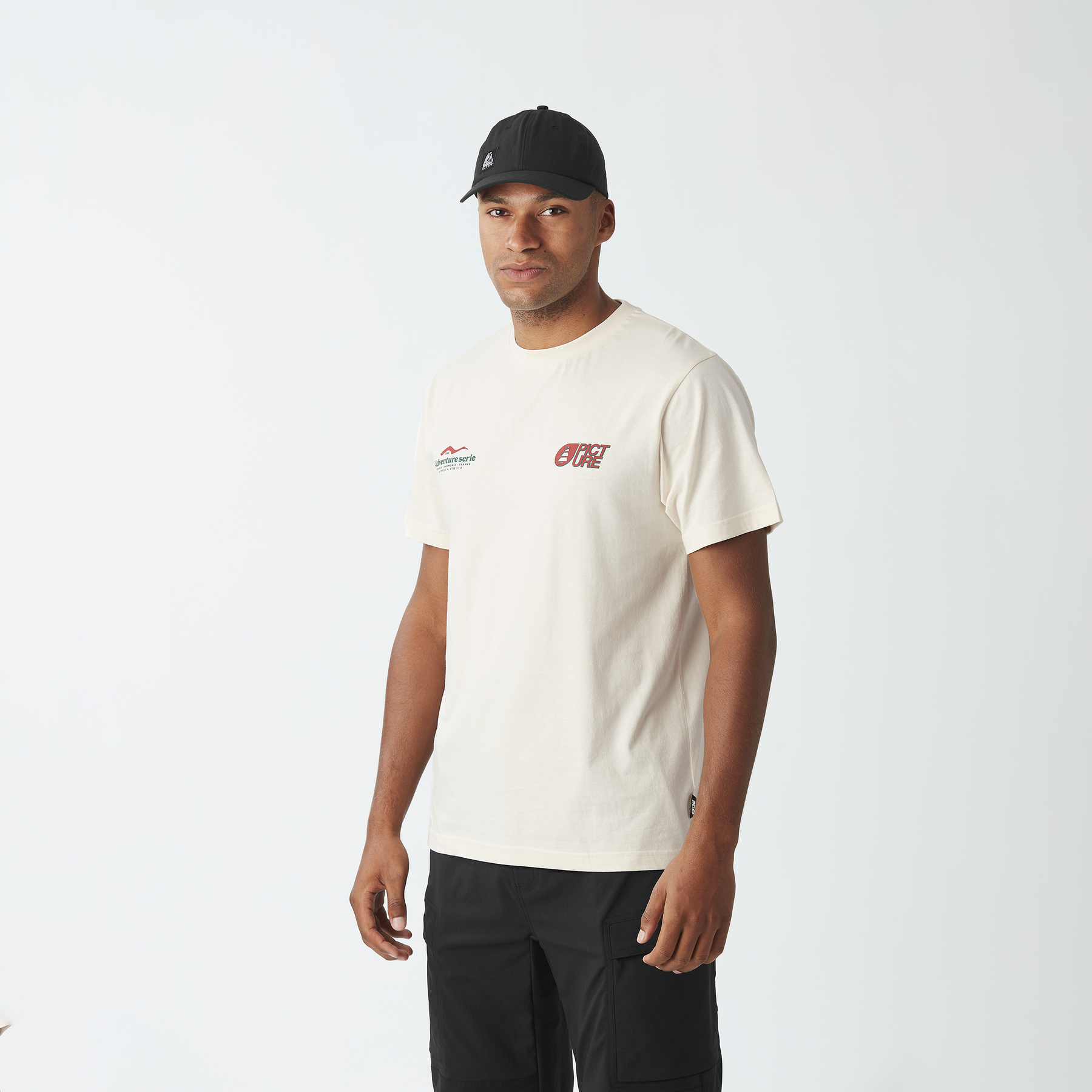 D&S CHAMONIX TEE __color:Natural_White#1