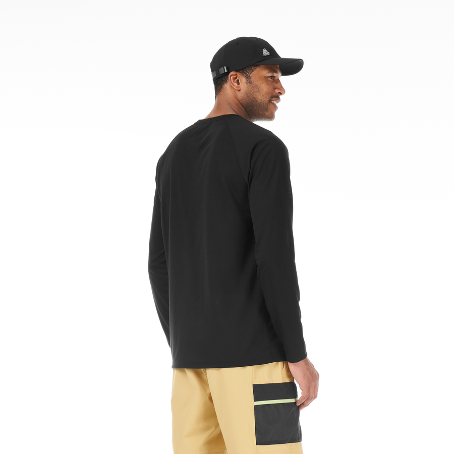 TIMONT LS TECH TEE __color:Black#2