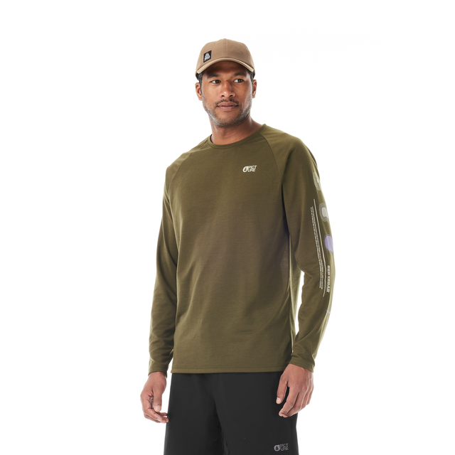 TIMONT LS TECH TEE __color:Tobacco#8