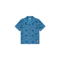 Blue Flower Embossed