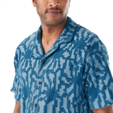 SPONGY SHIRT __color:Blue_Flower_Embossed#3