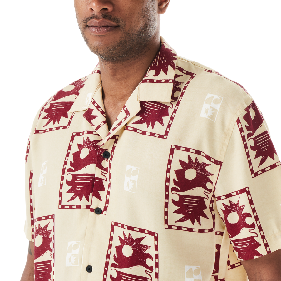 MAREEBA PRINTED SHIRT __color:Postal_Print#5