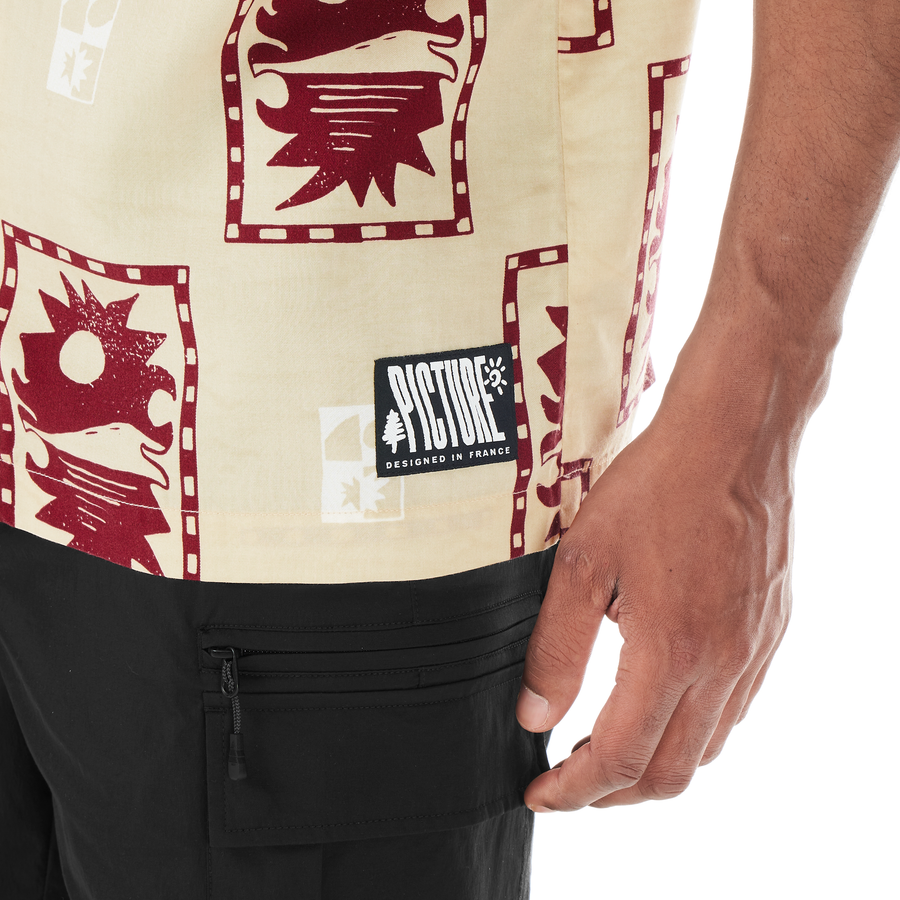 MAREEBA PRINTED SHIRT __color:Postal_Print#6