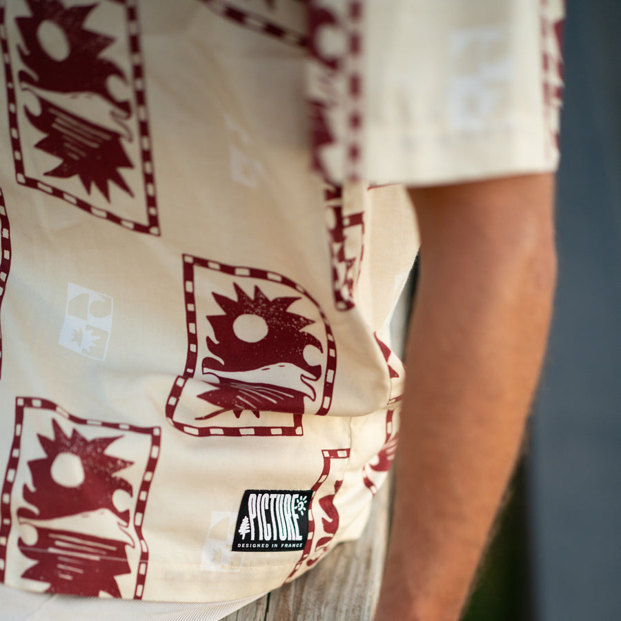 MAREEBA PRINTED SHIRT __color:Postal_Print#4