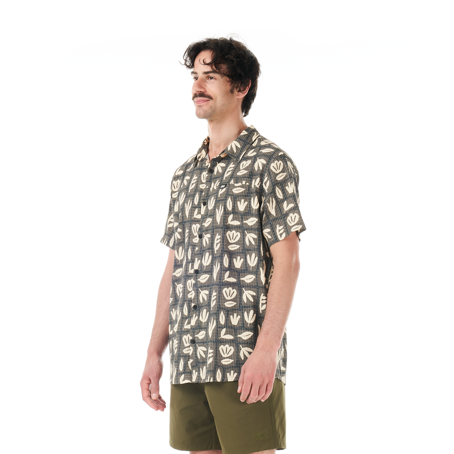 KLIVOX PRINTED SHIRTS __color:Cedar_Leaf_Print#2