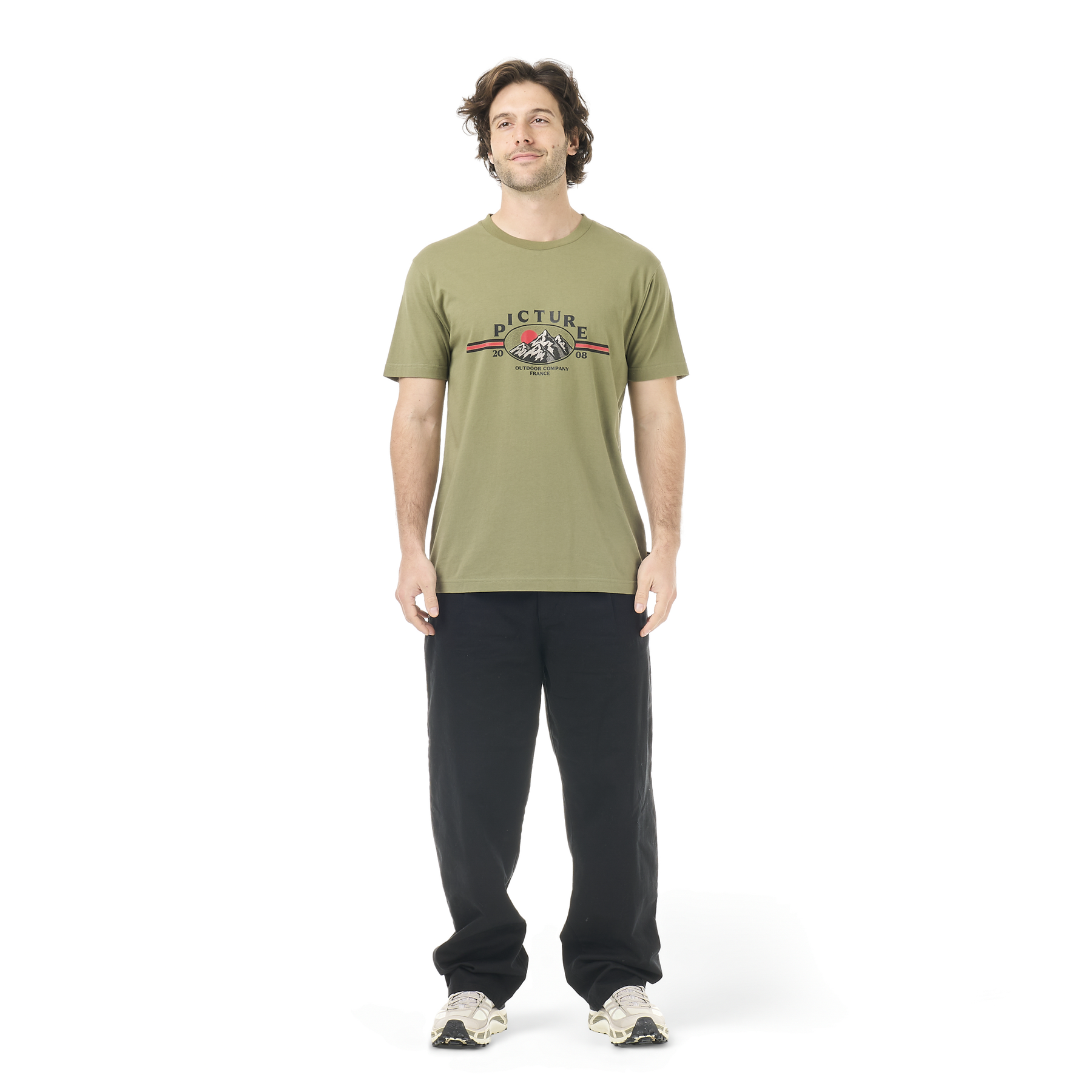 AUTHENTIC TEE __color:Olivine#8