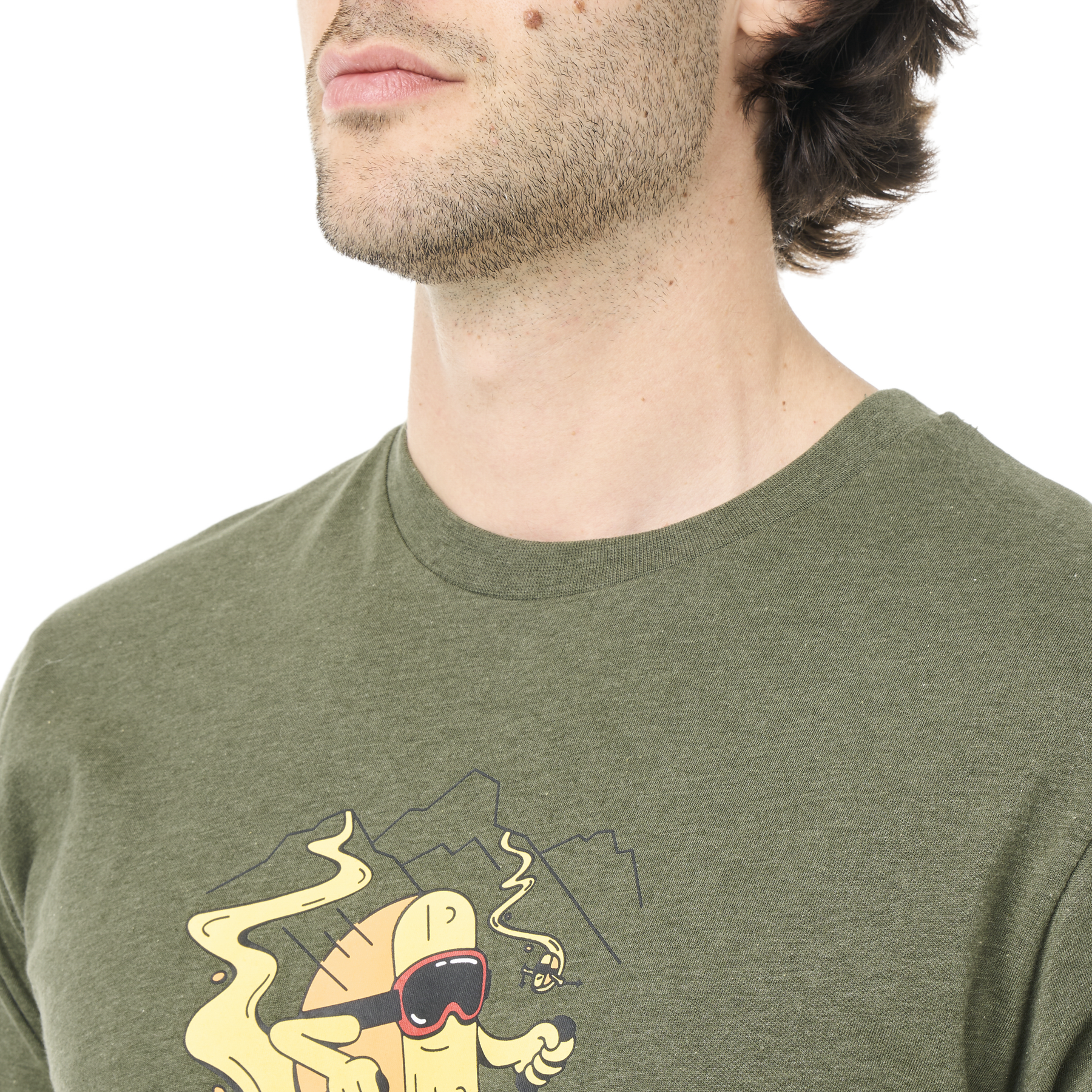 CHEASY TEE __color:Grape_Leaf_Melange#3