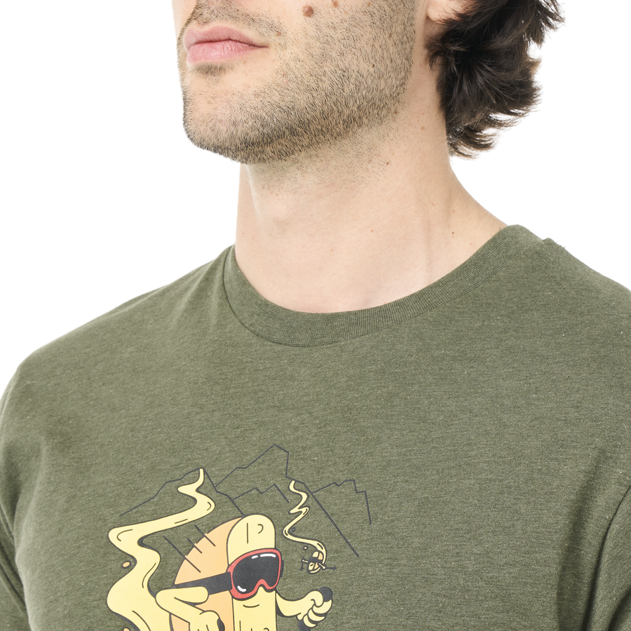 CHEASY TEE __color:Grape_Leaf_Melange#3