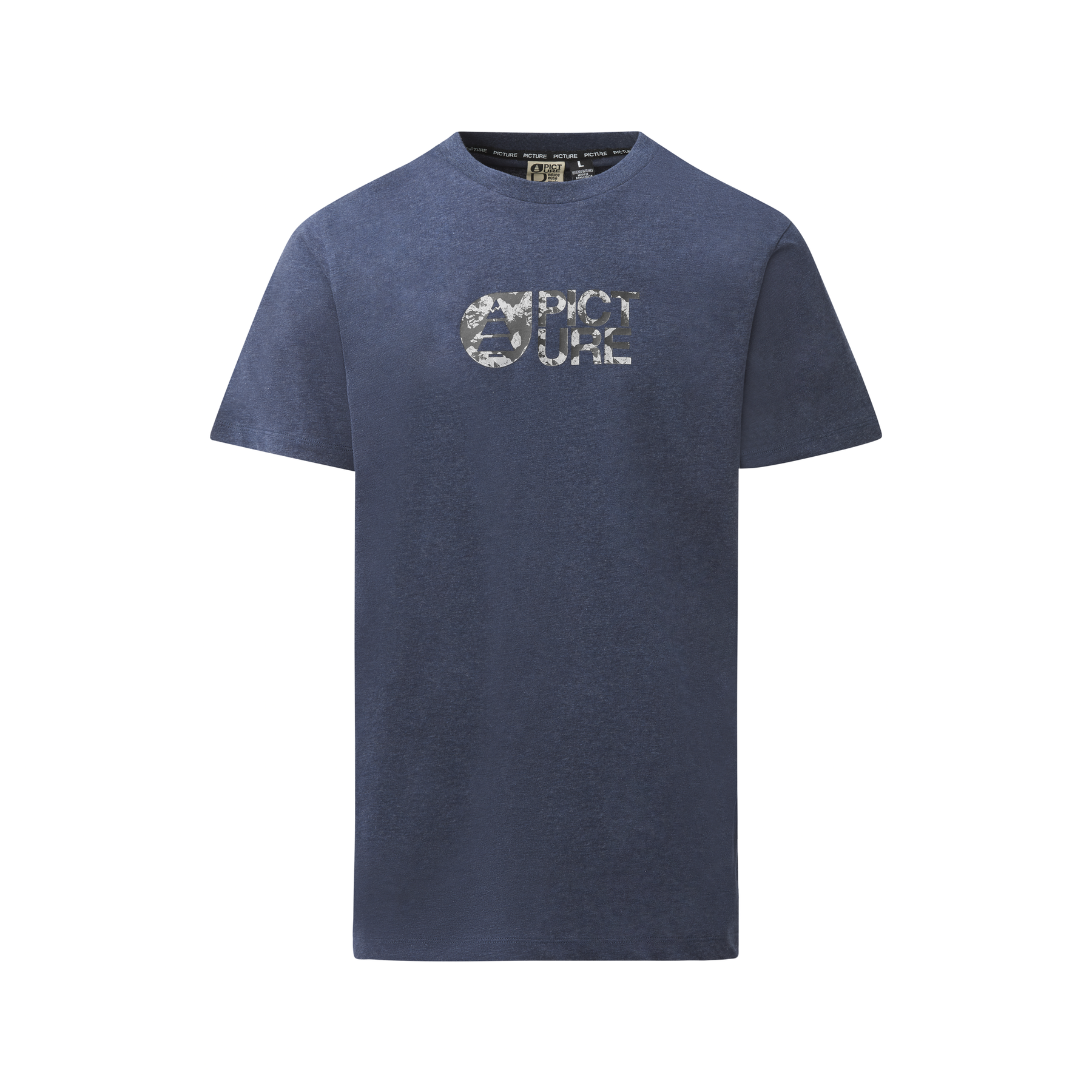 BASEMENT CAMO TEE __color:Dress_Blues_Melange#4