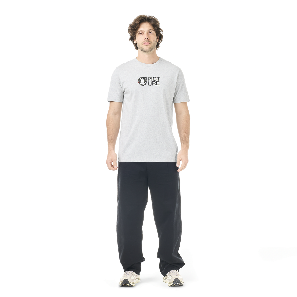 BASEMENT CAMO TEE __color:Grey_Melange#7