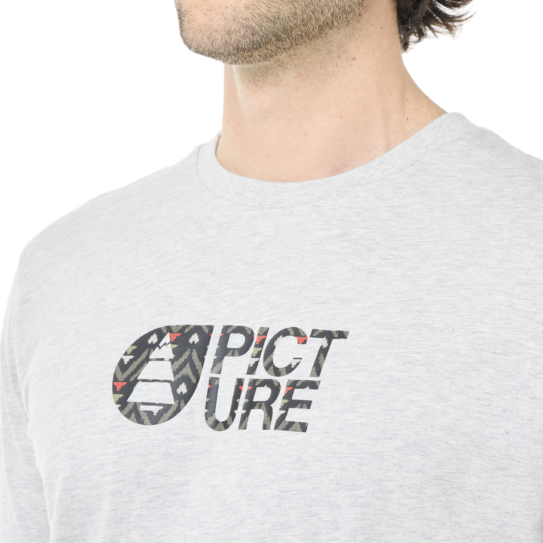 BASEMENT CAMO TEE __color:Grey_Melange#9