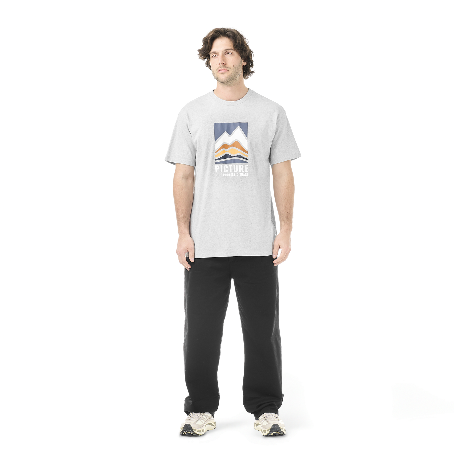 PEAKFLOW TEE __color:Grey_Melange#7